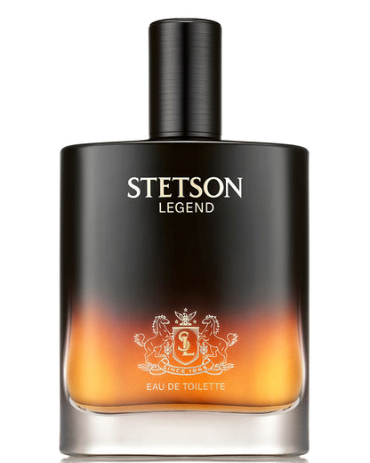 Stetson Legend Eau de Toilette, Bold Cologne Fragrance for Men, 3.4 fl oz