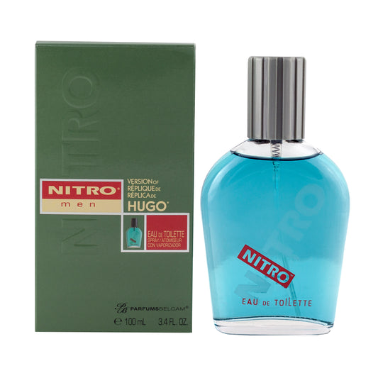 PB ParfumsBelcam Nitro version of Hugo, Eau De Toilette, Cologne for Men, 3.4 Fl oz