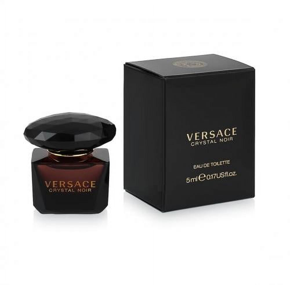 Versace Crystal Noir Mini Eau de Toilette Perfume for Women .17 oz