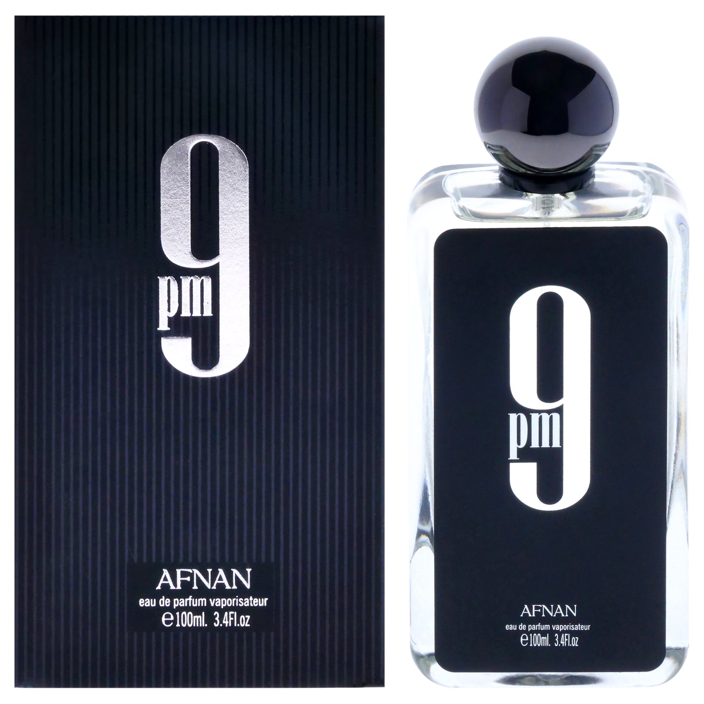 Afnan 9 PM Eau De Parfum Spray, Cologne for Men, 3.4 oz