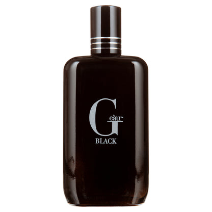 Parfums Belcam Geàu Black for Men Eau De Toilette Spray, 3.4 fl oz