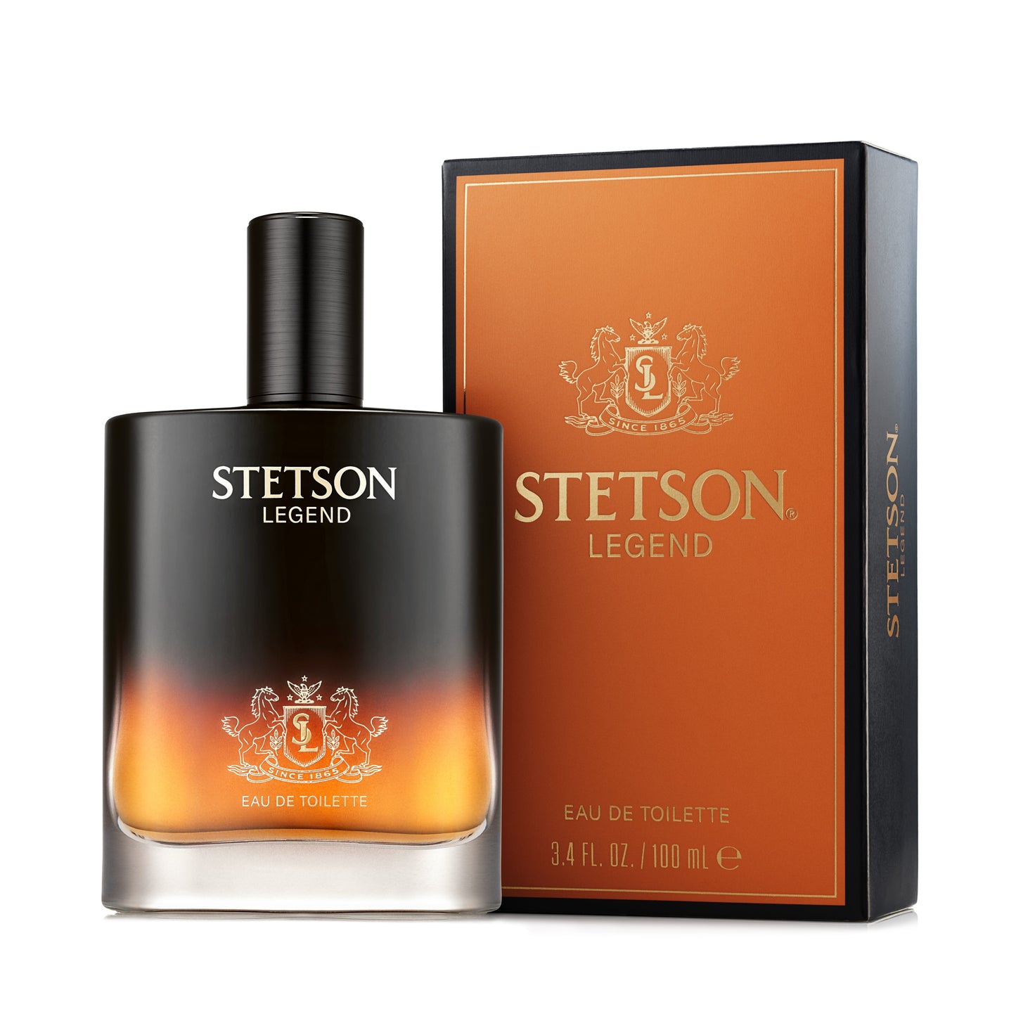 Stetson Legend Eau de Toilette, Bold Cologne Fragrance for Men, 3.4 fl oz