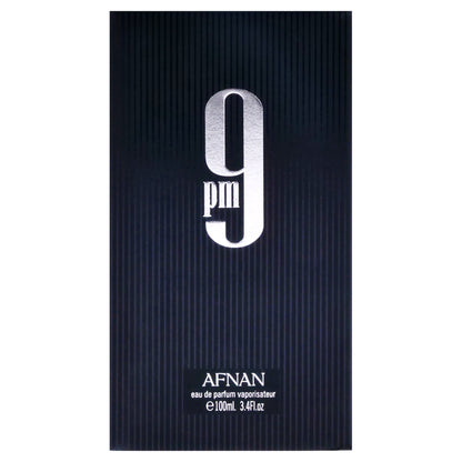 Afnan 9 PM Eau De Parfum Spray, Cologne for Men, 3.4 oz