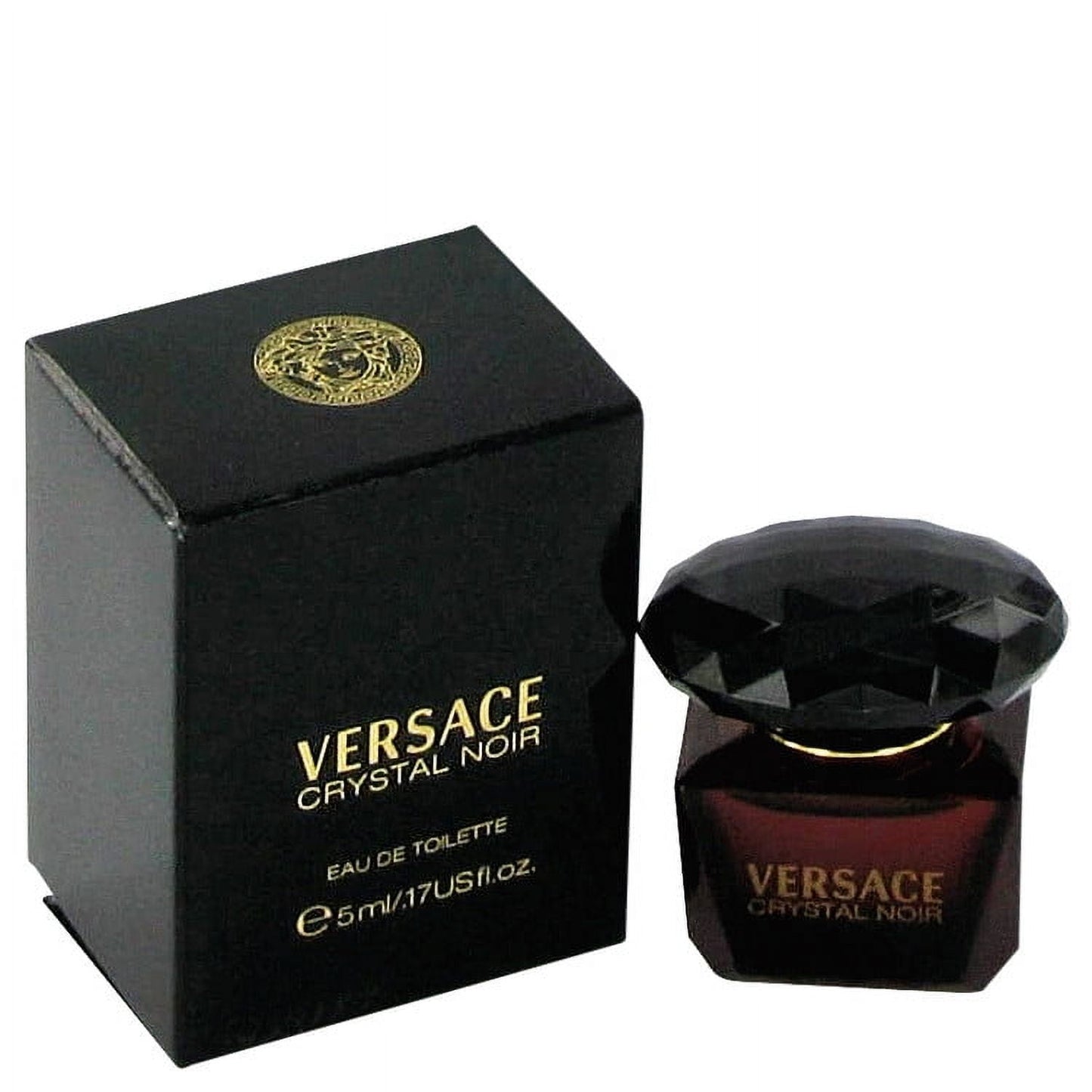 Versace Crystal Noir Mini Eau de Toilette Perfume for Women .17 oz