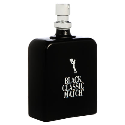 Parfums Belcam Black Classic Match Eau De Toilette, Cologne for Men, 2.5 Fl oz