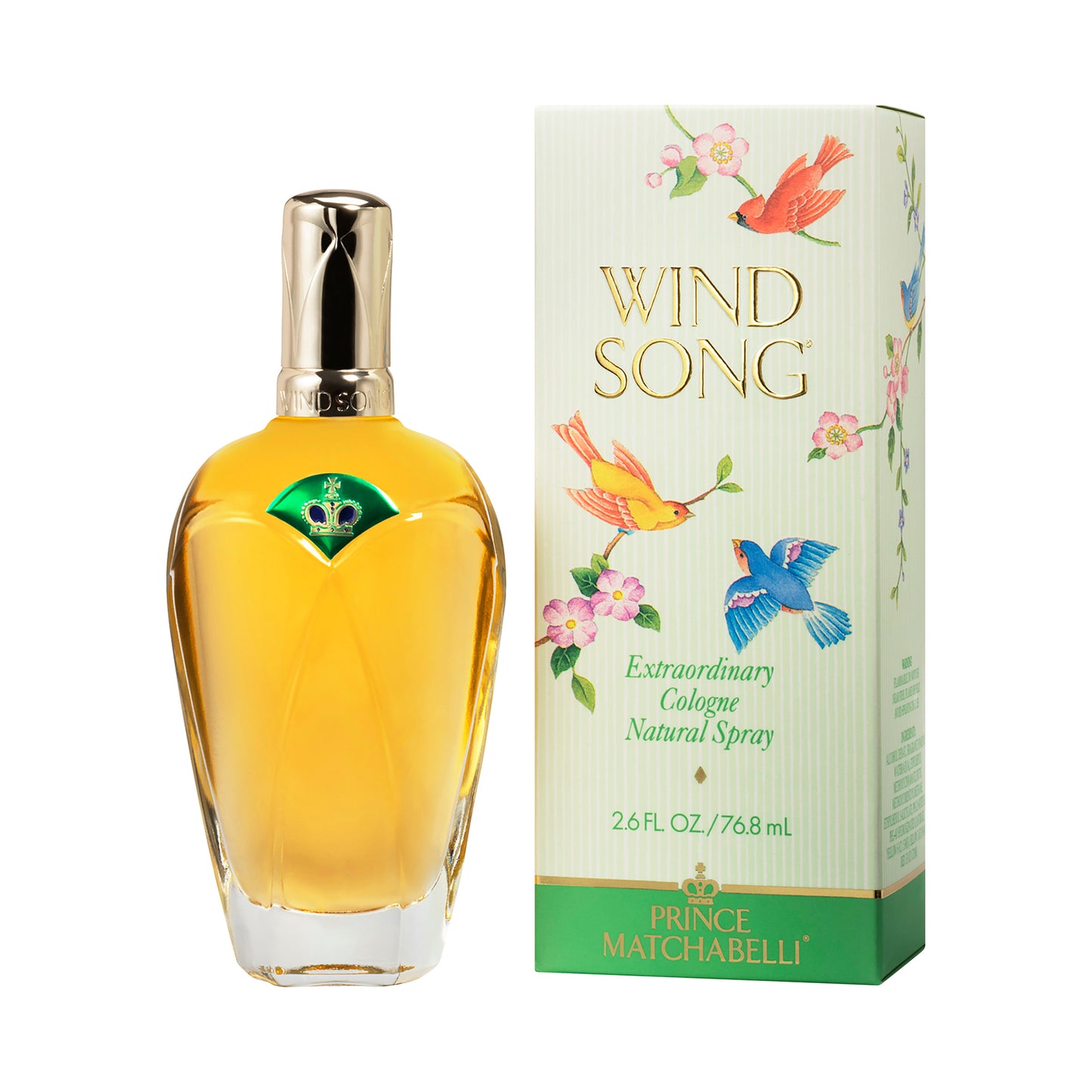 Prince Matchabelli Wind Song Extraordinary Cologne Natural Spray, 2.6 fl oz